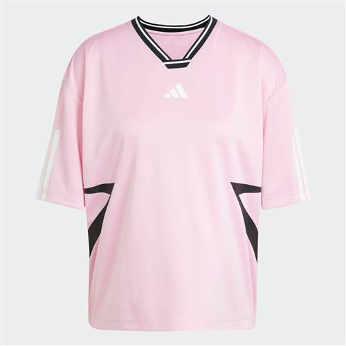 ADIDAS SPORTSWEAR Funktionsbluse 'TIRO Q1'  lyserød / sort / hvid