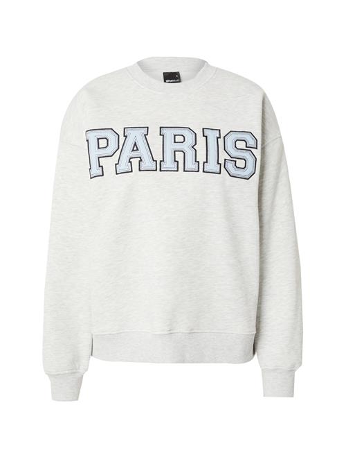 Gina Tricot Sweatshirt  lyseblå / lysegrå / sort / hvid