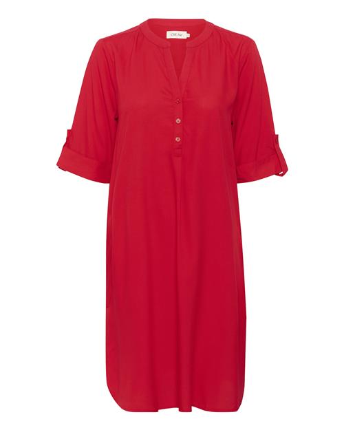 Cream Blusekjole 'Tiah'  knaldrød
