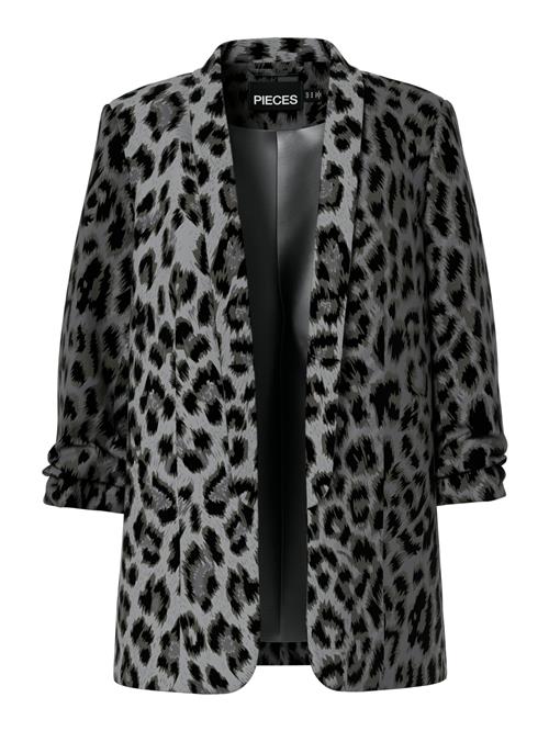 PIECES Blazer 'PCBosella'  grå / mørkegrå / sort