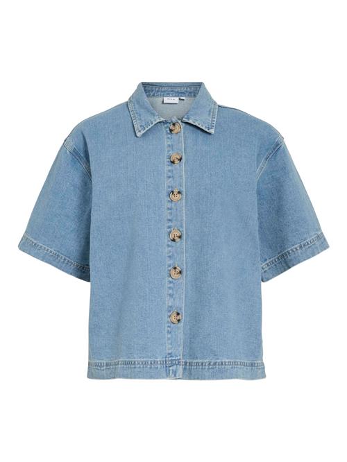VILA Bluse 'VIHimla'  blue denim