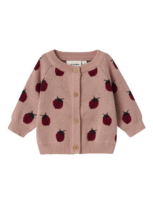 NAME IT Cardigan  gammelrosa / bordeaux / sort