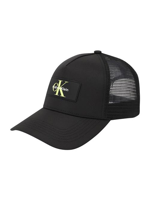 Calvin Klein Hætte  lysegrøn / sort / hvid
