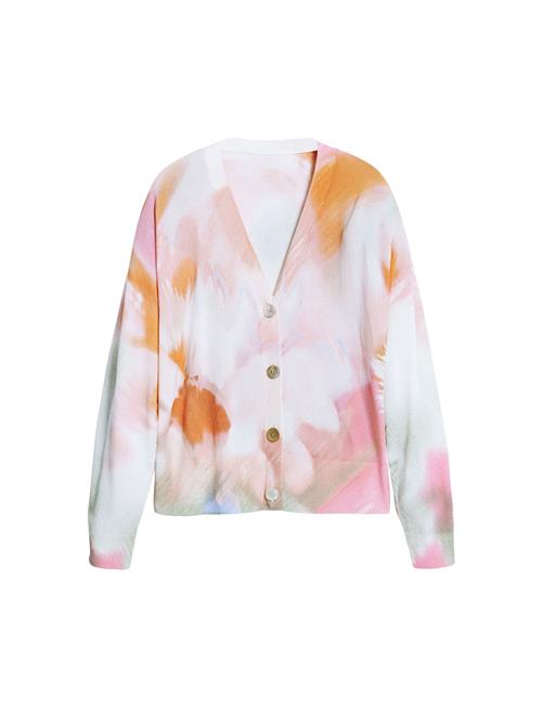 Se Desigual Cardigan  orange / pastelpink / hvid ved About You