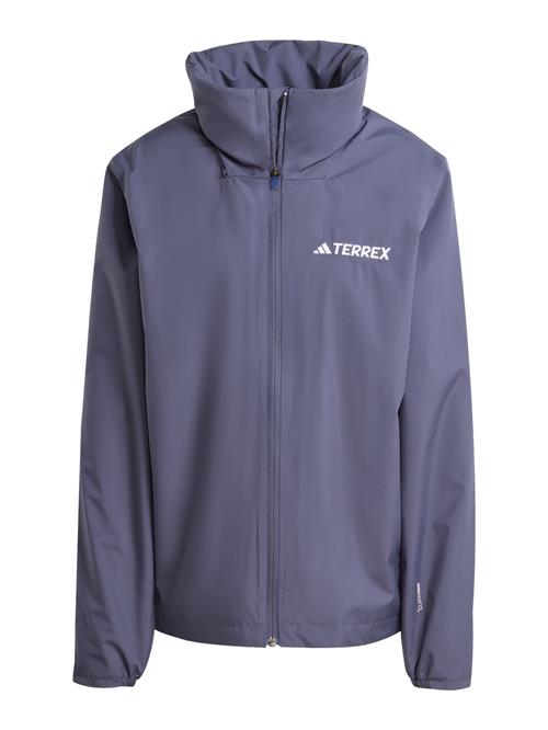 ADIDAS TERREX Udendørsjakke 'MT ESS'  ensian / hvid