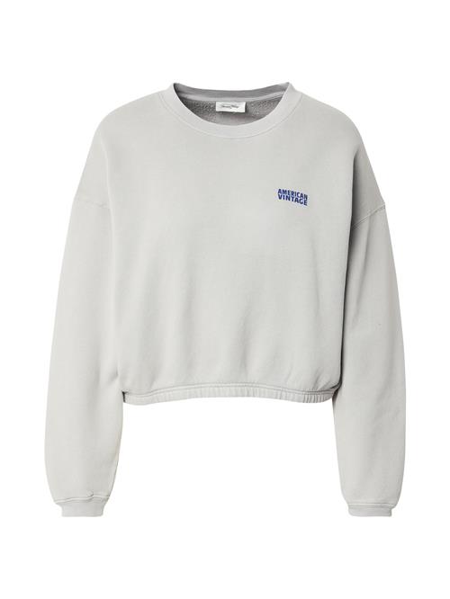 AMERICAN VINTAGE Sweatshirt 'Izubird'  blå / grå