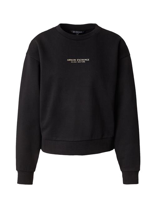 Se ARMANI EXCHANGE Sweatshirt  beige / sort ved About You
