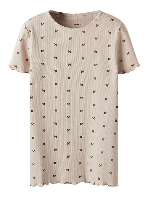 NAME IT Bluser & t-shirts  beige / mørkebrun
