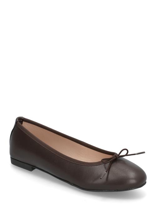 Biamadison Ballerina Smooth Leather Bianco Brown