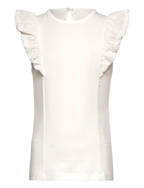 Top Ns Lace Creamie White