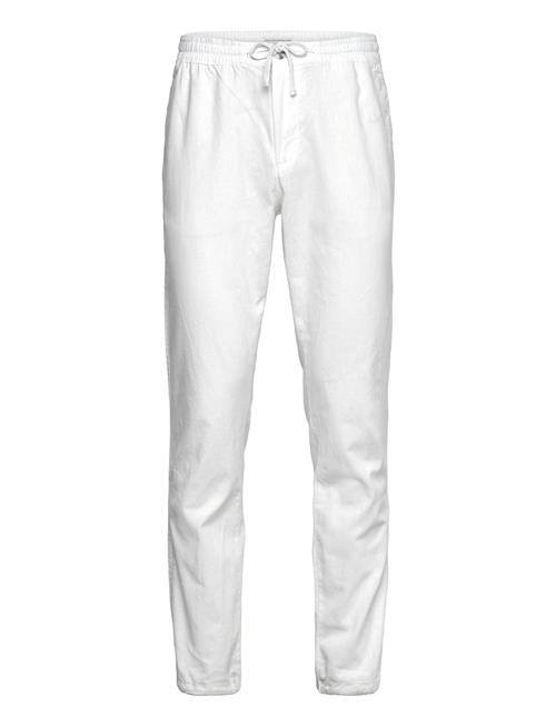 Regular Linen Beach Pants Tom Tailor White