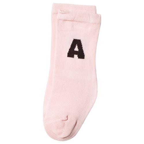 The Animals Observatory Worm Baby Socks Soft Pink 12-18 Months    12-18 måneder  Unisex
