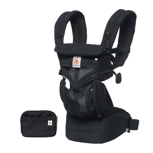 Ergobaby Omni 360 Baby Carrier Cool Air Onyx Black Stroller      Unisex