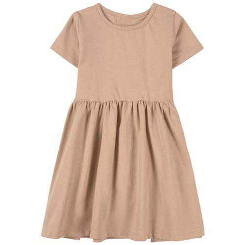 A Happy Brand Kjole Sand 98/104 cm  Beige  98/104 cm  kvinde