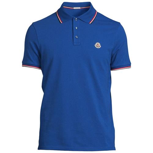 Moncler Poloshirt Blå 14 Y  Blå  14 år  mand