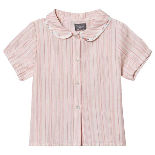 Tocoto Vintage Stribe Bluse Laks 3 Months    3 måneder  kvinde