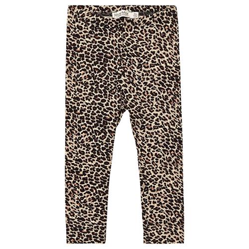 MarMar Copenhagen Leo Leggings Beige 9 Months  Brun Dyr 9 måneder  Unisex