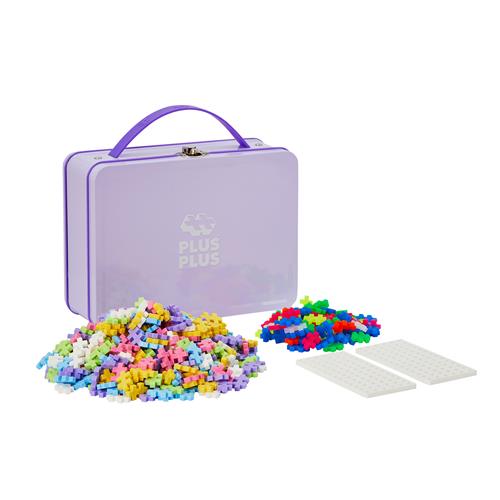Plus-Plus 600-Piece Plus-Plus® Pastel Metal Kuffert 6-10 Y  Lilla    Unisex