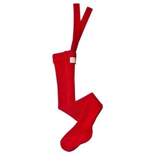 Silly Silas GOTS Strømpebukser Love Red 6-12 Months  Rød  6-12 måneder  Unisex