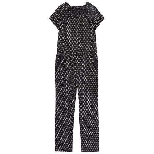 IKKS Print Jumpsuit Sort 4 Y    4 år  kvinde