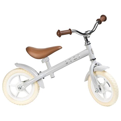 Stoy 10" Vintage Balancecykel Lysegrå 2-4 Y      Unisex