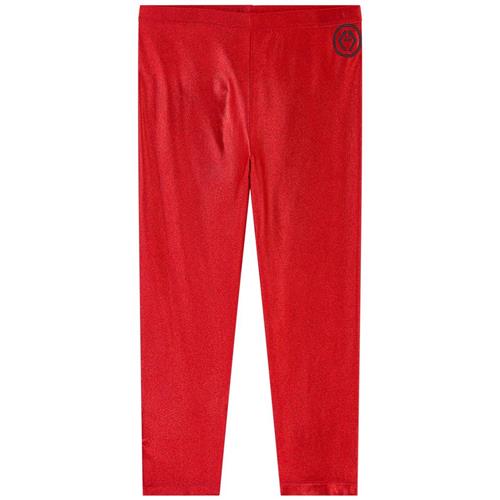The Animals Observatory Bright Alligator Leggings Red Logo 2 Y    2 år  kvinde