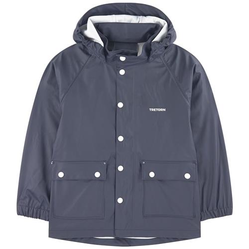 Tretorn Wings Kids Regnjakke Navyblå Navy-98/104 cm Rain Marineblå  98/104 cm  unisex