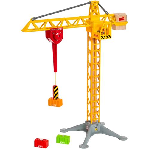 BRIO BRIO® World - 33835 Light up Construction Crane Play Sæt 3-6 Y      Unisex