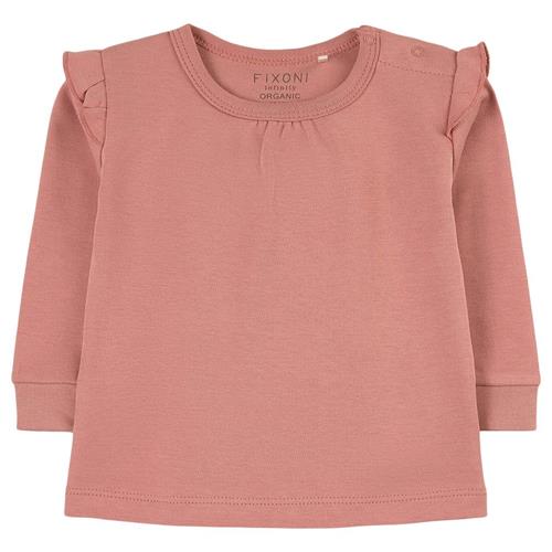 Fixoni Ruffle Detail T-shirt Lyserød 68 cm    68 cm  kvinde