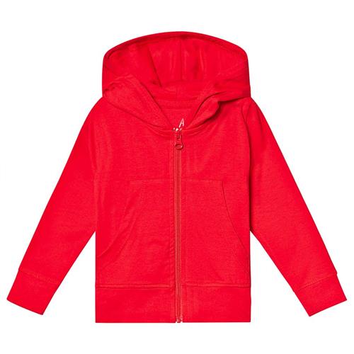 A Happy Brand Hættetrøje Rød 74/80 cm  Rød  74/80 cm  Unisex