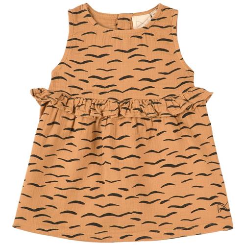 Mini Sibling Frill Kjole Honey 12-18 Months    12-18 måneder  kvinde