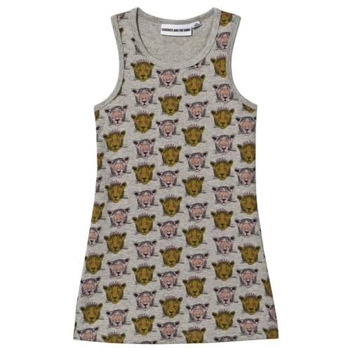 Gardner and the gang The Tank Top Dress Kate And Allen Light Grey 9-12 Months    9-12 måneder  kvinde