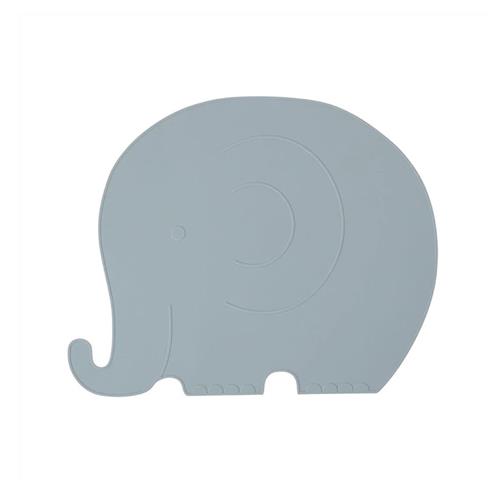 OYOY Henry Elephant Dækkeserviet Pale Blue One Size      Unisex