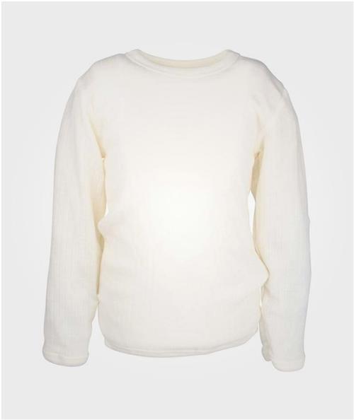 Joha Rib T-shirt Natur 5-6 Y  Hvid  5-6 år  kvinde