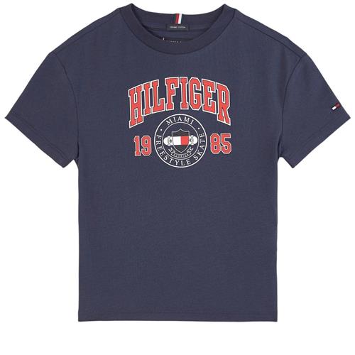 Tommy Hilfiger Logo T-shirt Navyblå 8 Y  Marineblå  8 år  mand