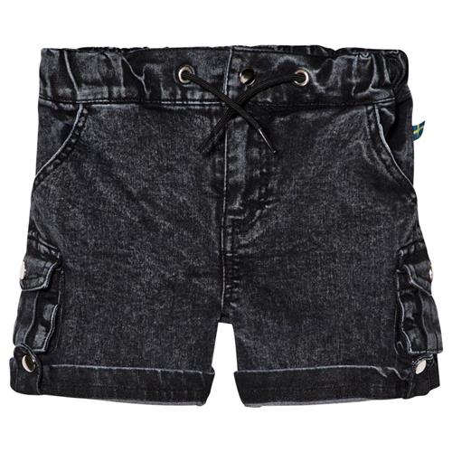 The BRAND Stone Wash Army Shorts Grå 116/122 cm    116/122 cm  Unisex