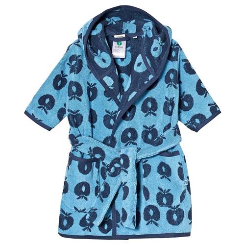 Småfolk Apples Badekåbe Blue Grotto 3-4 Y  Blå  3-4 år  mand