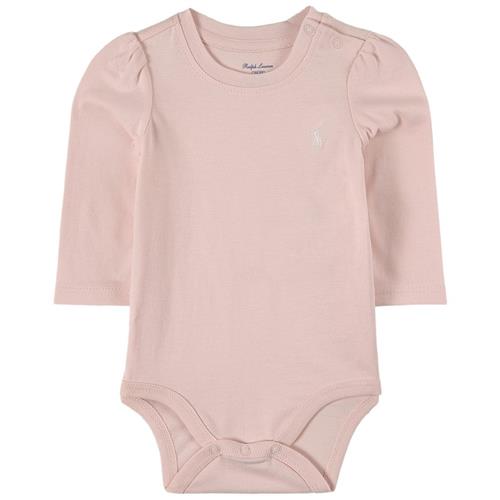 Ralph Lauren Logo Babybody Lyserød 9 months  Lyserød  9 måneder  kvinde