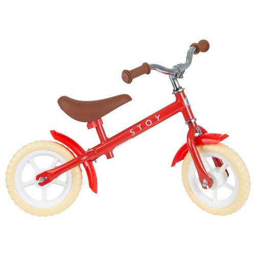 Stoy 10" Vintage Balance Bike Red  2-4 Y      unisex