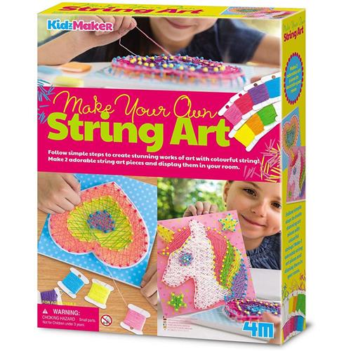 4M Make Your Own String Art Håndværkssæt 6-10 Y      Unisex