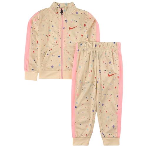 NIKE Mønstret Tracksuit Cremefarvet 6-7 Y  Creme  6-7 år  kvinde