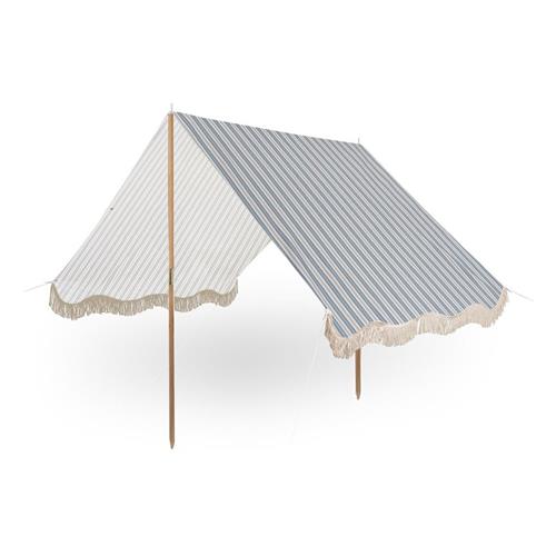 Se Buddy & Hope Emil Stribet Strandtelt Blå One Size      unisex ved Babyshop