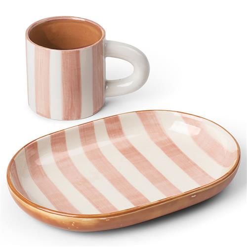 ferm LIVING Milu Snack Set - Rose One Size      Unisex
