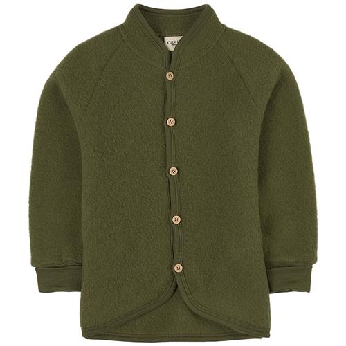 Kuling Uldfleecejakke Mosgrøn 62/68 cm  Grøn  62/68 cm  Unisex