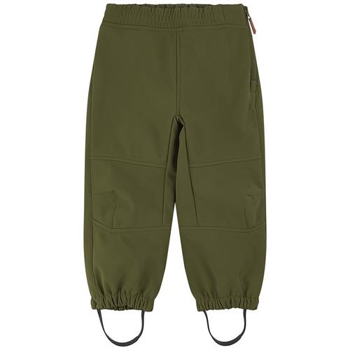 Kuling Gothenburg Softshellbukser Mosgrøn 86 cm  Grøn Ensfarvet 86 cm  Unisex