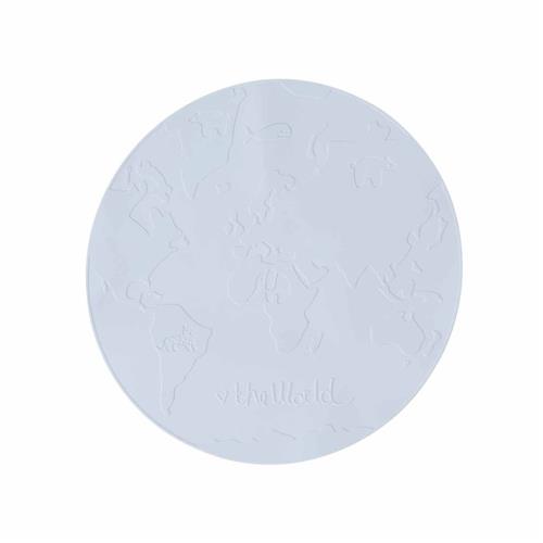 Se OYOY The World Dækkeserviet Ice Blue One Size      unisex ved Babyshop