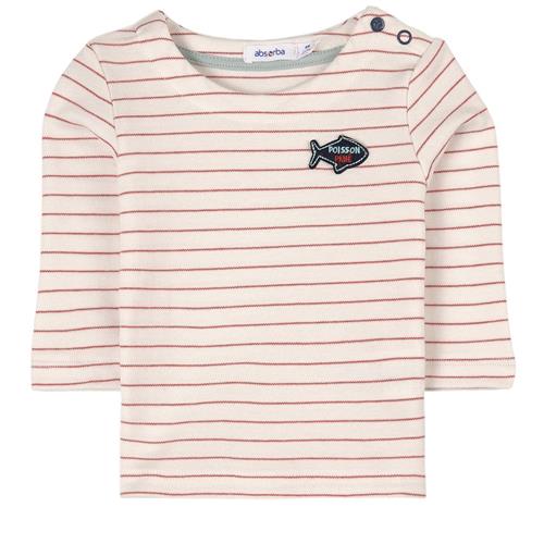 Absorba T-Shirt Hvid 6 Months  Rød  6 måneder  mand
