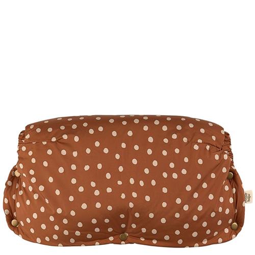 Buddy & Hope Prikkede Håndmuffer Kanelbrune One Size   Prikker   Unisex