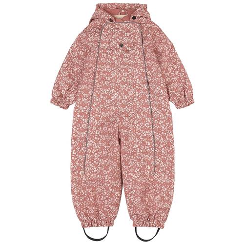 Kuling Milano Blomstret Skaloverall Desert Pink 92 cm  Lyserød  92 cm  kvinde