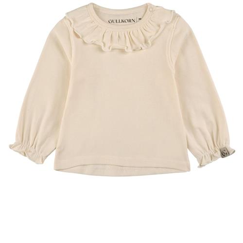 Gullkorn Sonja Flæset T-shirt Snow White 104cm  Creme  104 cm  kvinde